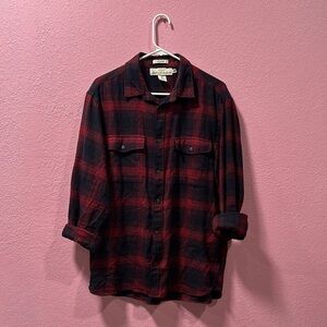 H&M Red and Black Plaid Shirt